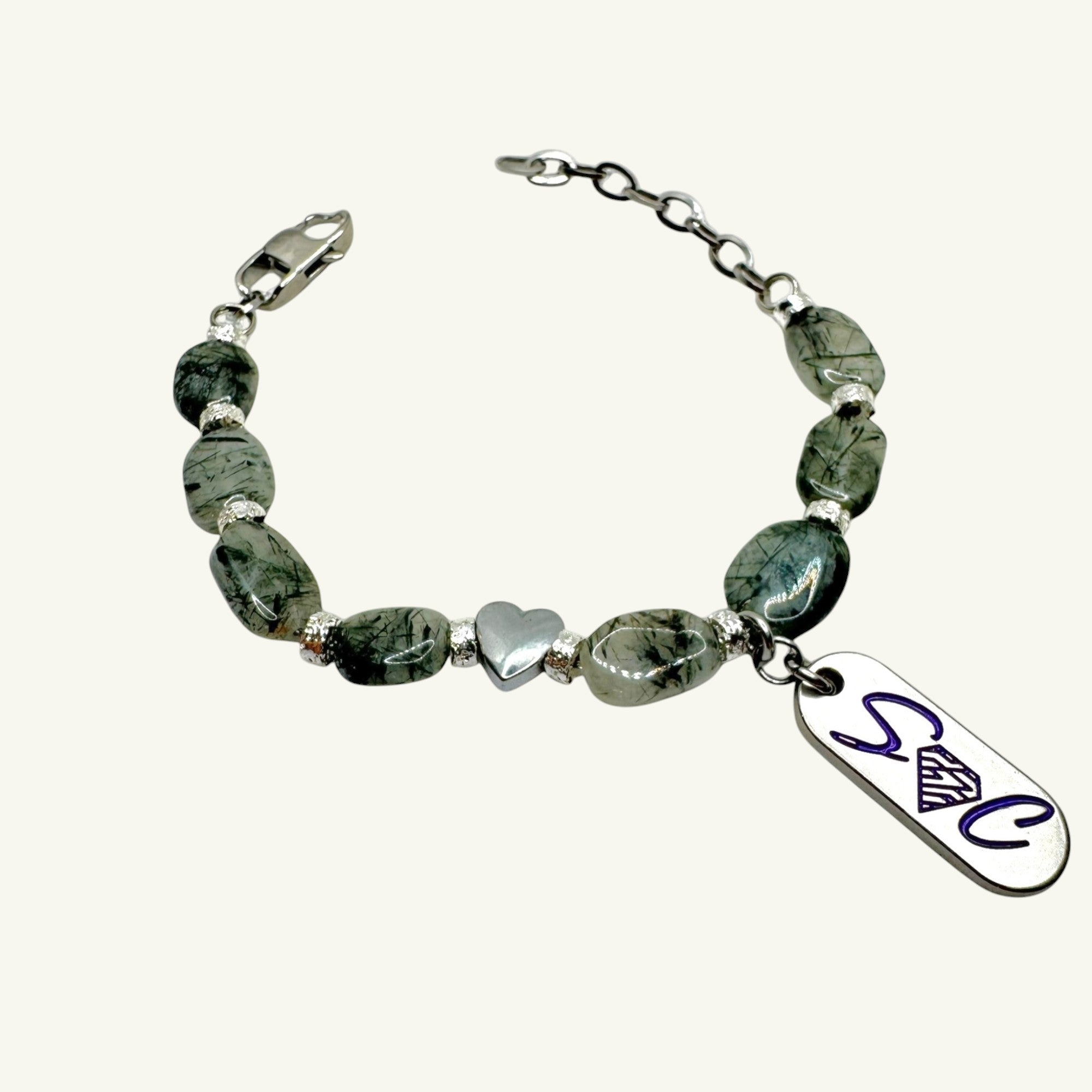 Bracciale agata muschiata Sharifa Crystals